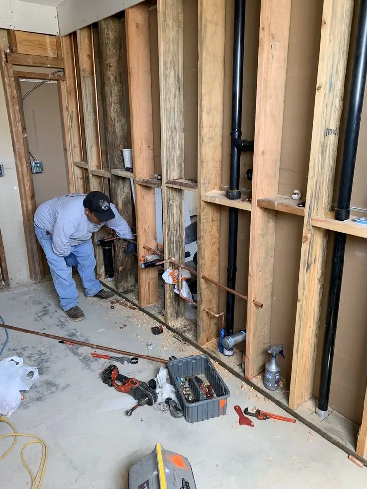 Commercial rough-in plumbing for Trenchless Sewer Repair in North Cape May